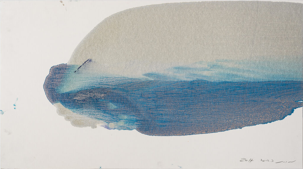 Oil on Paper, 103×56 cm, 2017