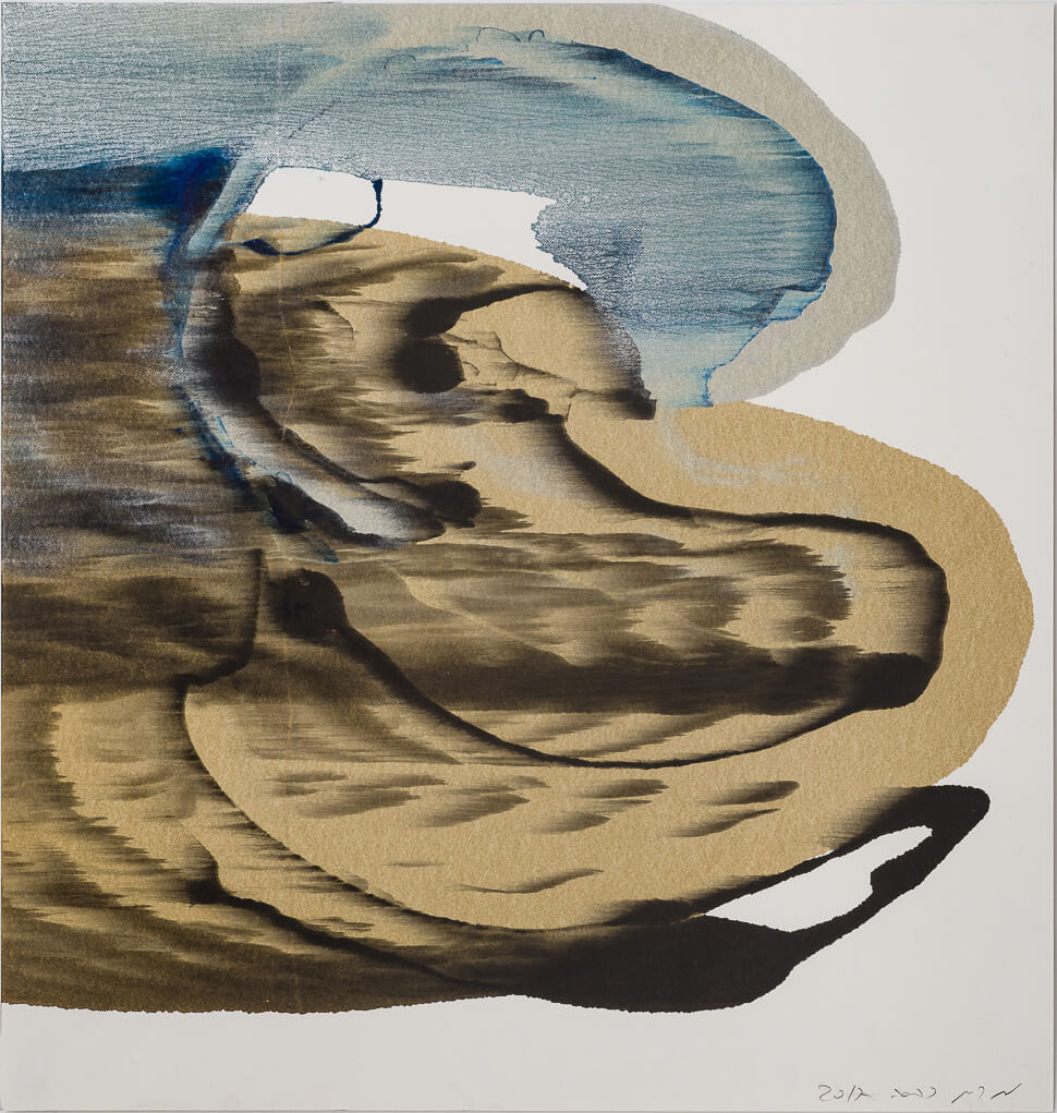 Oil on Paper, 110×105 cm, 2017