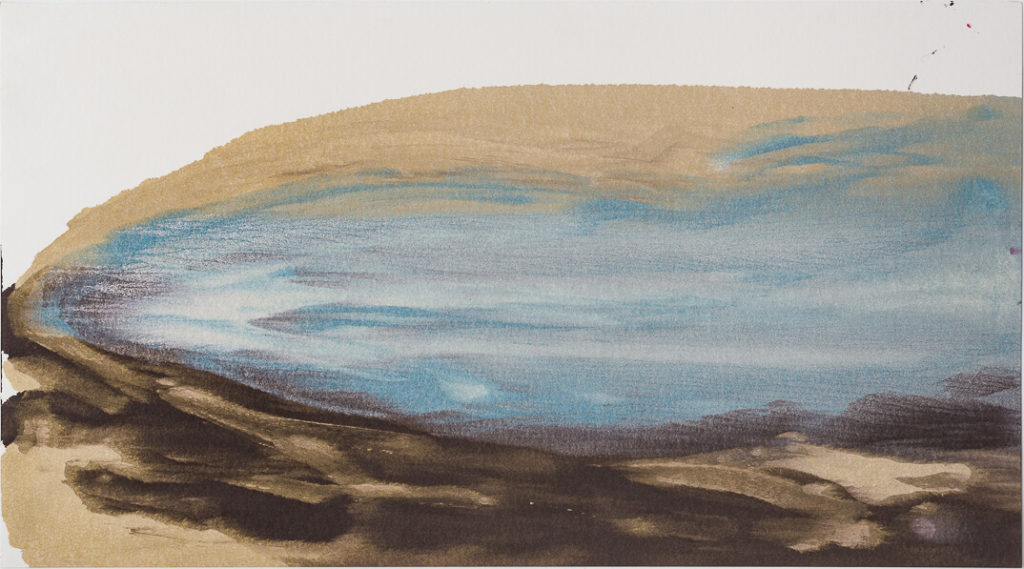 Oil on Paper, 103×56 cm, 2017