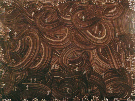Oil on Masonite, 140×190 cm, 1995