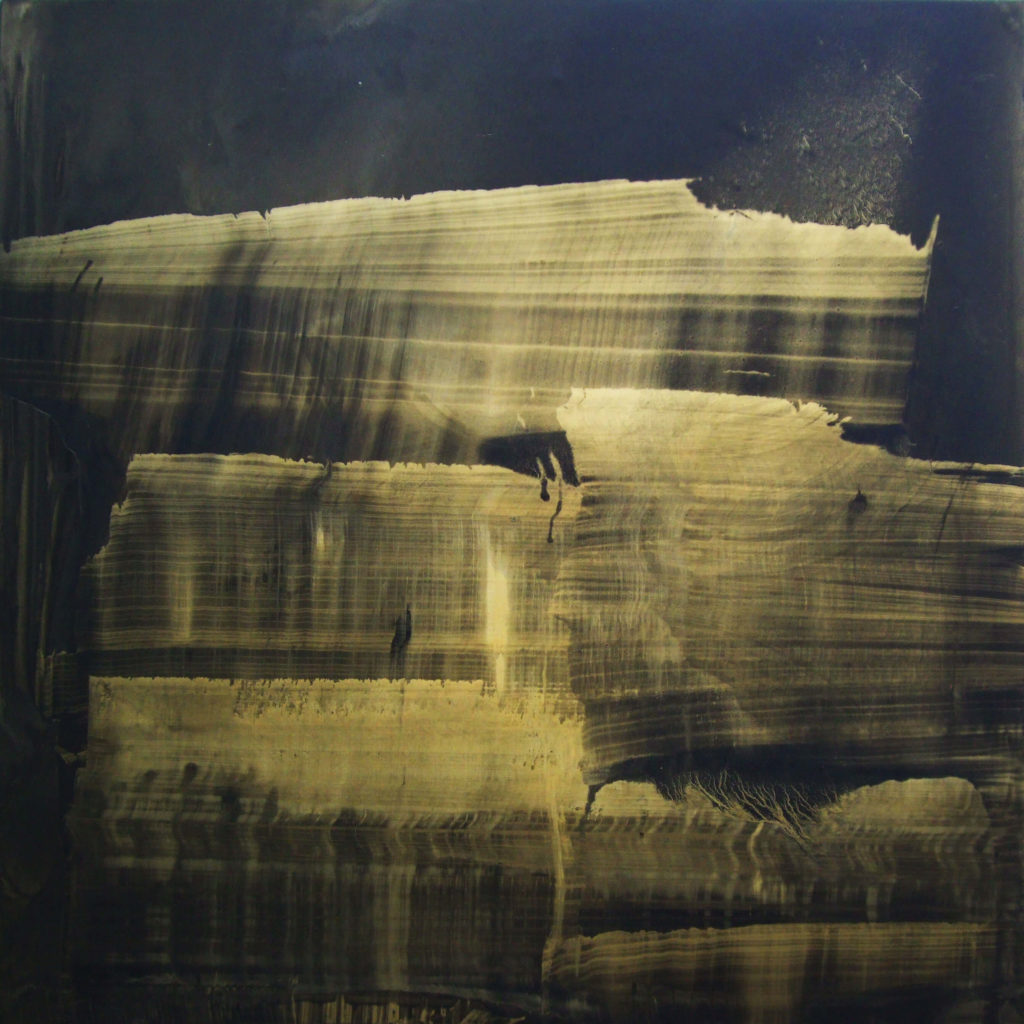 Oil and Gold Dust on Linen, 147×147 cm, 2010