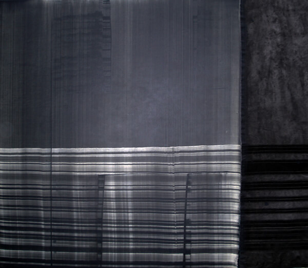Oil and Wool on Linen, 122×122 cm, 2011