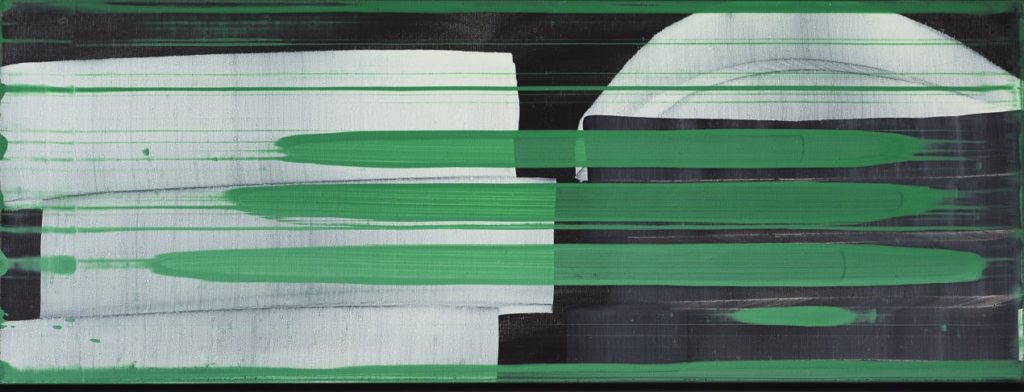 “Bauhaus 15”, Oil on Linen, 30×80 cm, 2021