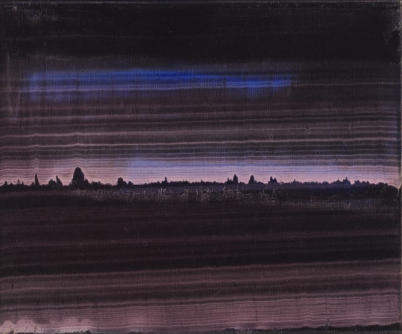 “Small Landscape #8”, Oil on Linen, 25×30 cm, 2021