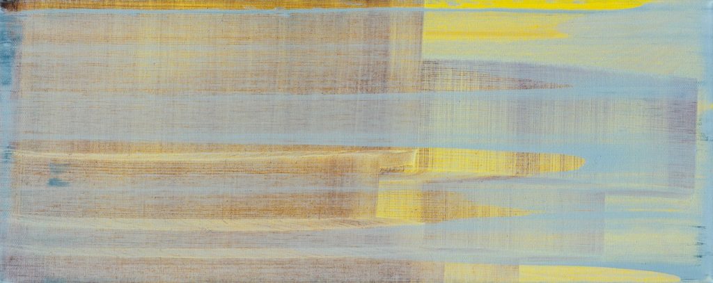 “Sunnyday”, Oil on Linen, 20×50 cm, 2021