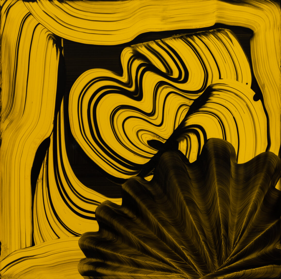 “Yellow”, Oil on Aluminum, 60 x 60 cm, 2022