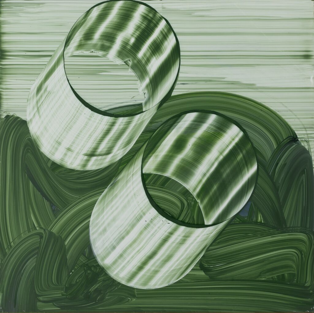 Oil on Aluminum, 120 x 120 cm, 2024
