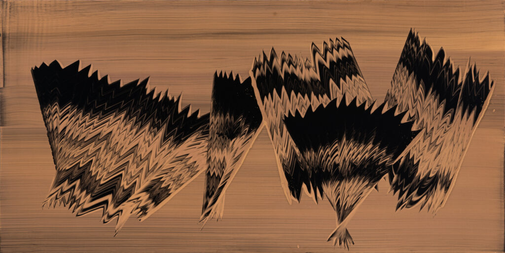 * Oil on Aluminum, 75 x 150 cm, 2025