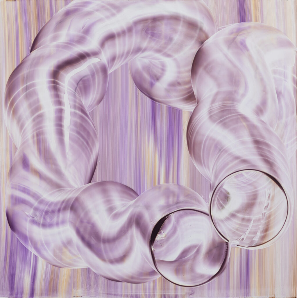 * Oil on Aluminum, 100 x 100 cm, 2025