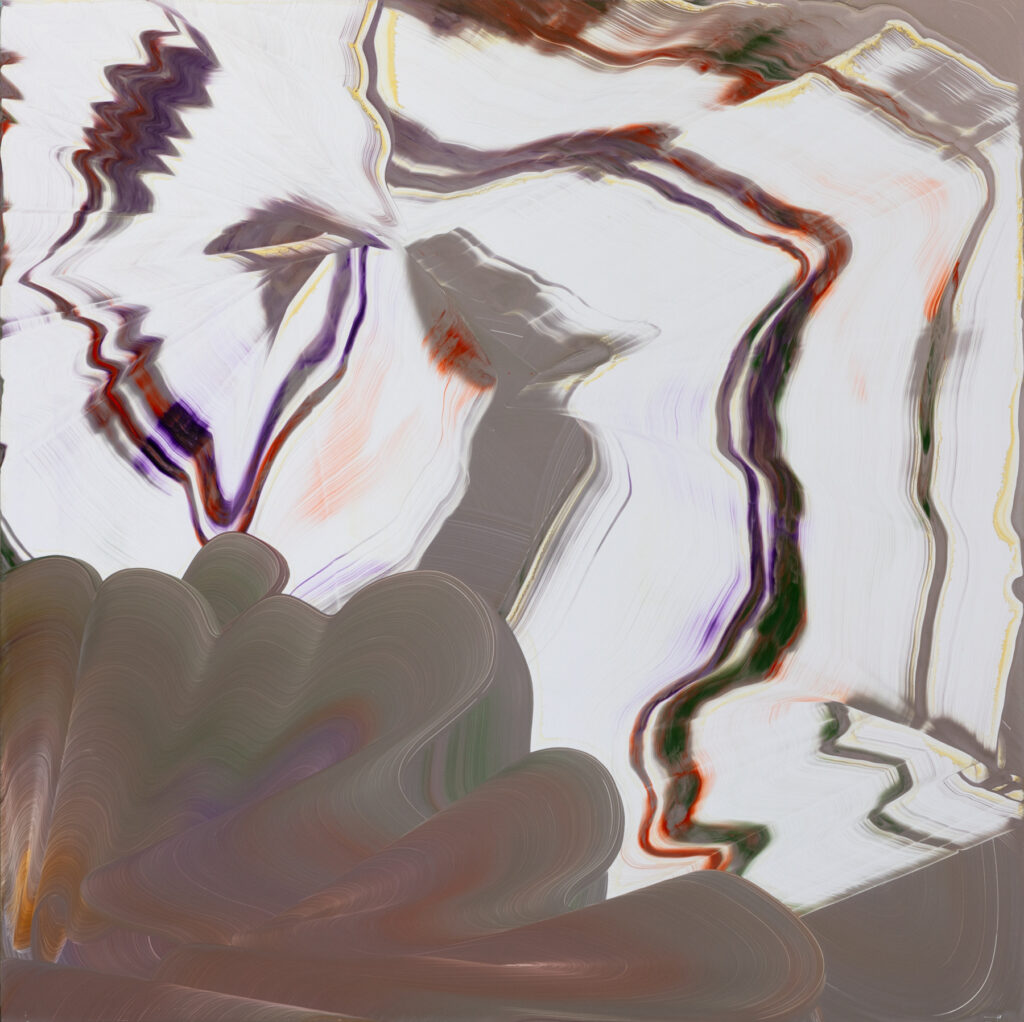 * Oil on Aluminum, 100 x 100 cm, 2025