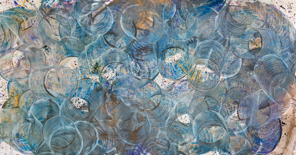 * Oil and Gold Dust on Linen, 200 x 400 cm, 2026