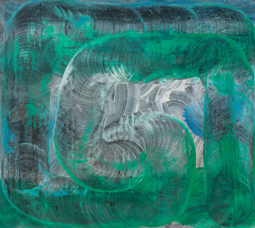 * Oil and Gold Dust on Linen, 200 x 220 cm, 2026