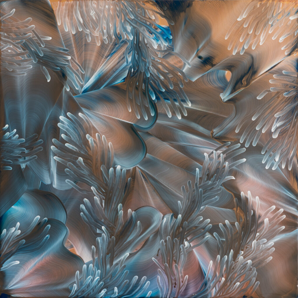 Oil on Aluminum, 100 x 100 cm, 2026